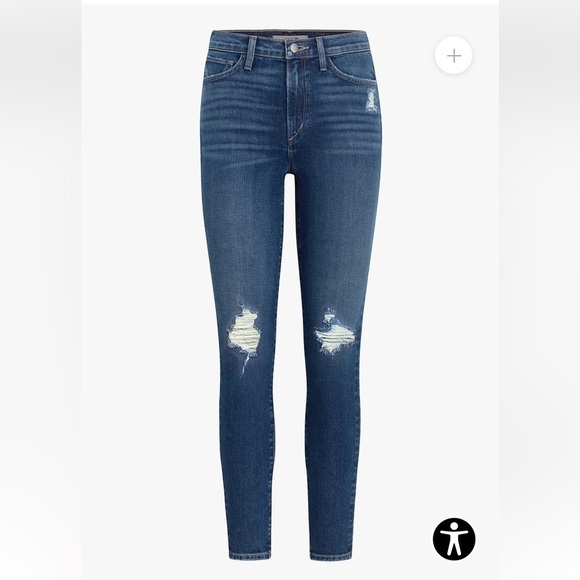 Joes Jeans high rise skinny ankle size 25 distressed NWT - Picture 1 of 9